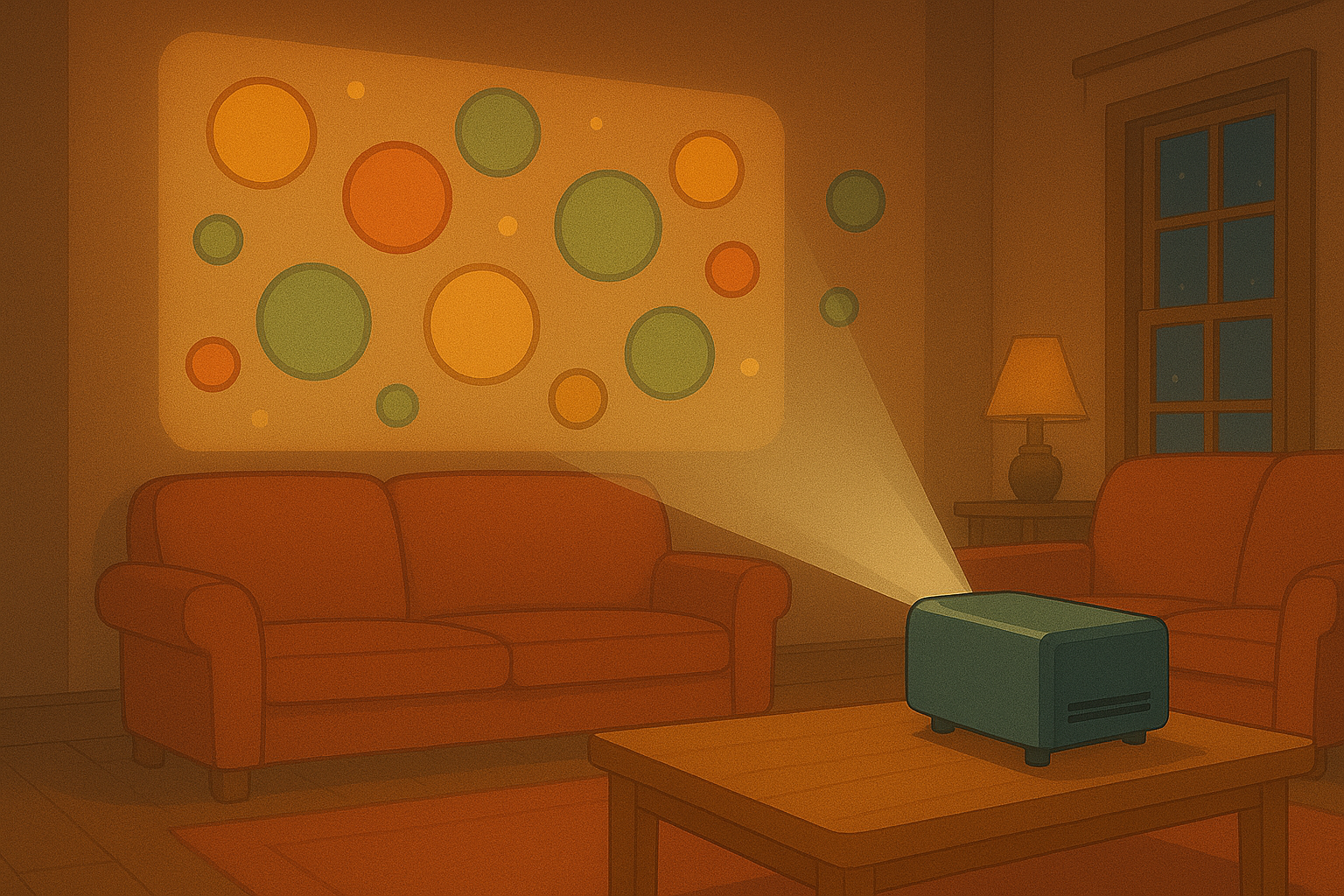 Projection options 🎥✨ Wall, Window, Floating, TV